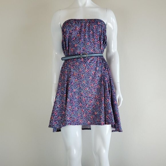 Vintage 70's Purple Floral Skirt - Picture 6 of 8